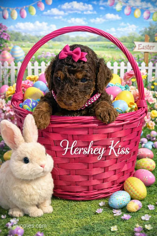Hersey Kiss – Poodle - Multi-Colored Standard puppy for sale in North Adams, MI