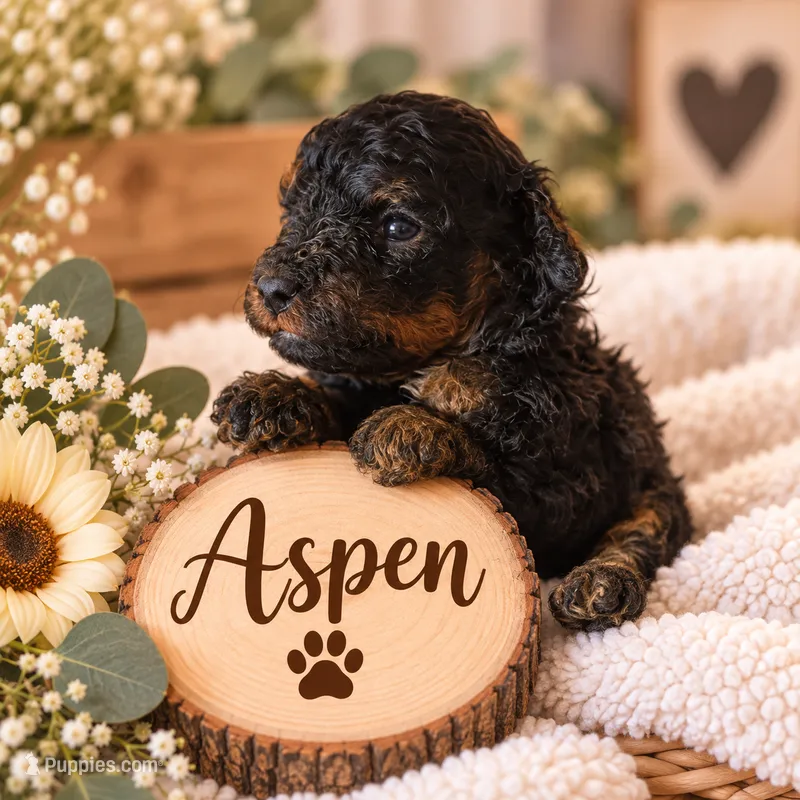 Aspen – Poodle - Miniature  puppy for sale in North Adams, MI