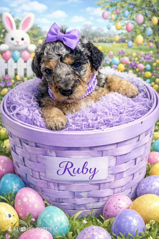 Ruby – Poodle - Multi-Colored Standard puppy for sale in North Adams, MI