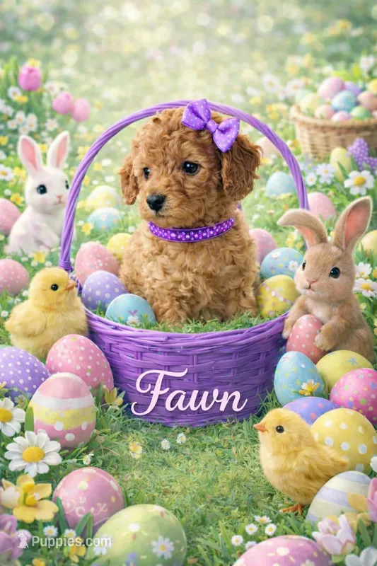 Fawn – Poodle - Miniature  puppy for sale in North Adams, MI