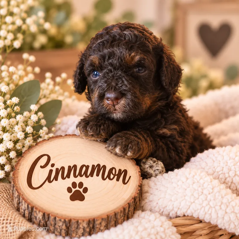 Cinnamon – Poodle - Miniature  puppy for sale in North Adams, MI