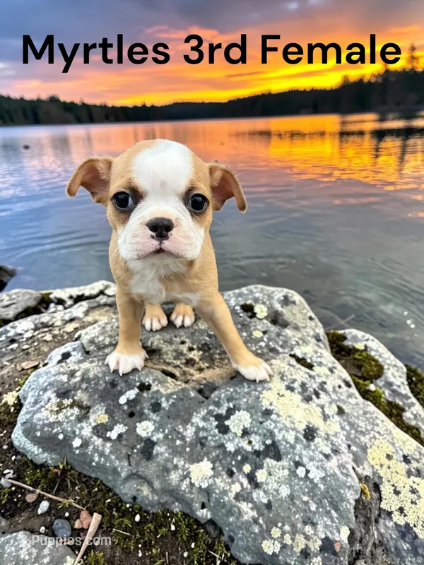 Myrtles Litter 3rd Female AKC USDA – Boston Terrier puppy for sale in Ewing, KY