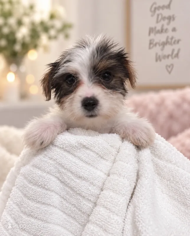 Tiny Parti Yorkie  – Yorkshire Terrier puppy for sale in Kissimmee, FL