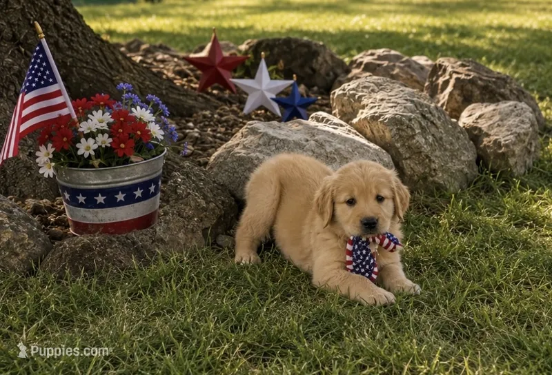 Rocket Aka gray collar  – Golden Retriever puppy for sale in McConnellsburg, PA