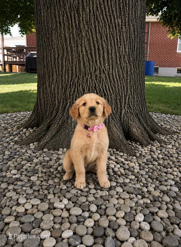 Ice cream (pink collar) – Golden Retriever puppy for sale in McConnellsburg, PA