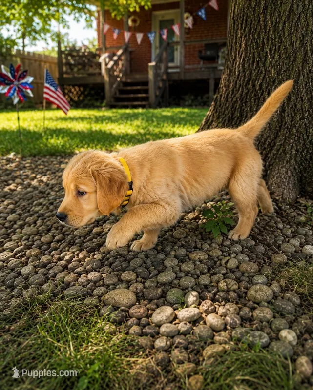 Sunshine a.k.a. yellow collar – Golden Retriever puppy for sale in McConnellsburg, PA
