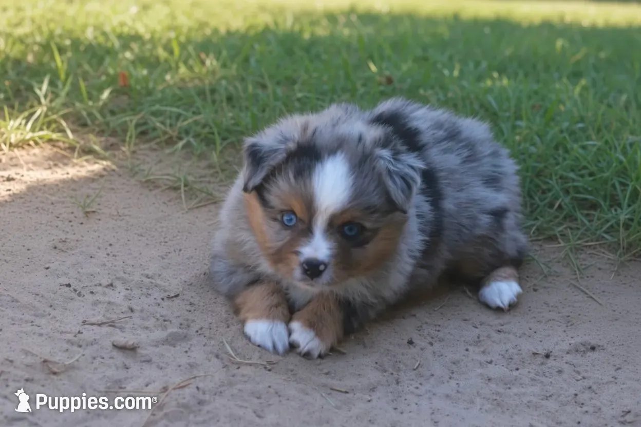 Wimberly, a female Toy Australian Shepherd for sale in Normangee, TX – 2 of 3