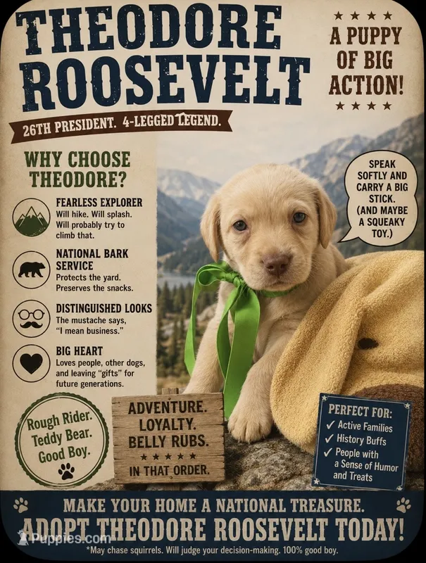 Teddy Roosevelt  – Labrador Retriever puppy for sale in Gold Hill, NC