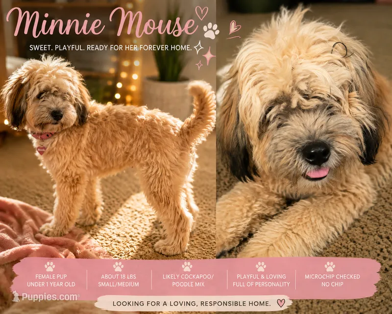 Minnie Mouse  – Cavapoo, Goldendoodle puppy for sale in Jonesboro, GA