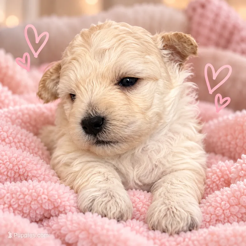 No Name Yet – Bichpoo puppy for sale in Graham, NC