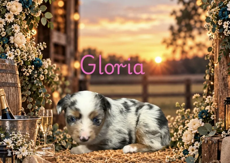 Gloria  – Miniature American Shepherd puppy for sale in Oronogo, MO