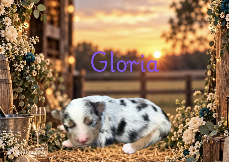 Gloria – Miniature Australian Shepherd puppy for sale in Oronogo, MO