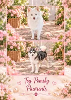 Nekai, a male Pomsky for sale in Hesperia, CA – 4 of 5