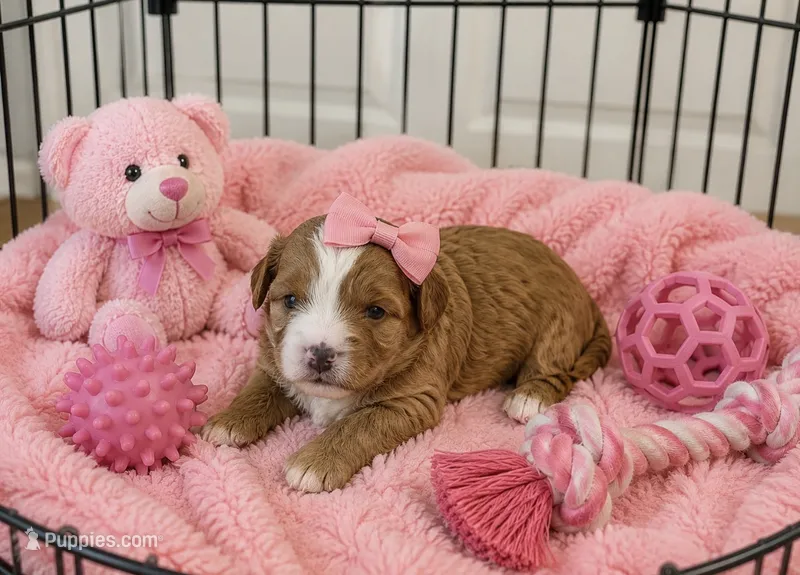 Tiara – Miniature Bernedoodle puppy for sale in New Port Richey, FL