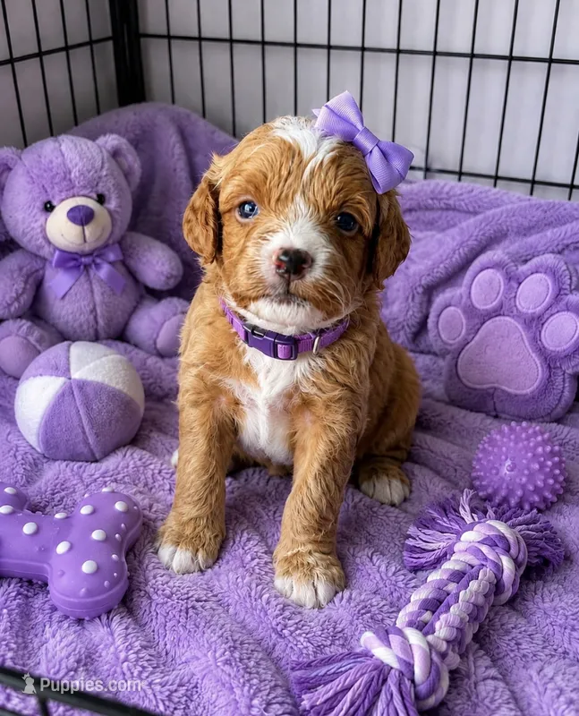 Tia – Miniature Bernedoodle puppy for sale in New Port Richey, FL