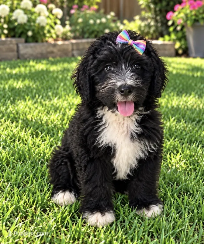 Raven – Bernedoodle puppy for sale in New Port Richey, FL