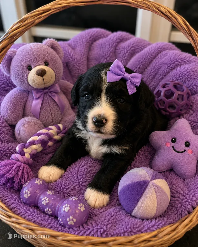 Raven – Bernedoodle puppy for sale in New Port Richey, FL