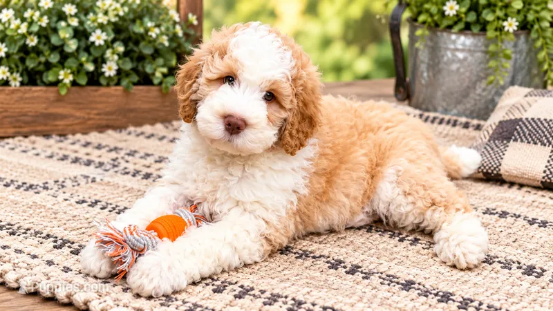 Butch Cassidy  – Golden Mountain Doodle puppy for sale in Exeter, MO