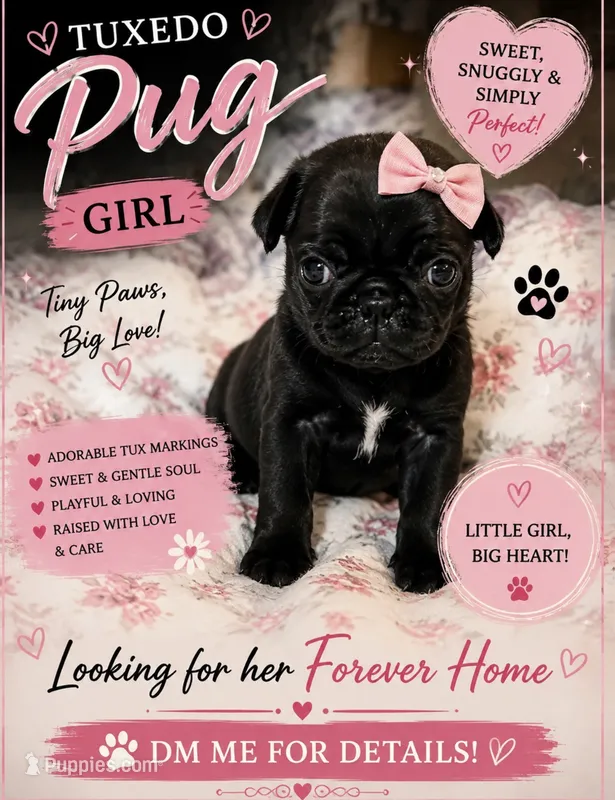 Storm  – Pug puppy for sale in Douglasville, GA