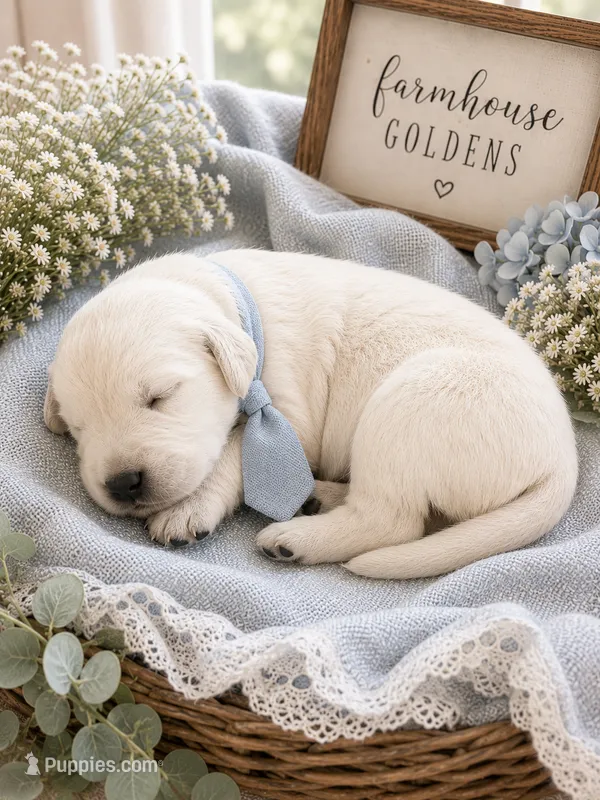 English Cream golden retriever puppy  – Golden Retriever, English Cream Golden Retriever puppy for sale in Modesto, CA