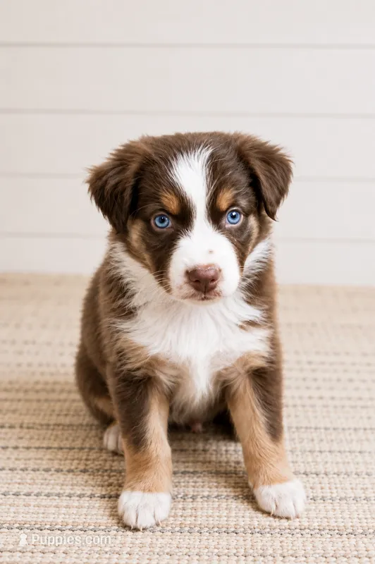 Australian shepherd red tri female  – Australian Shepherd puppy for sale in Modesto, CA