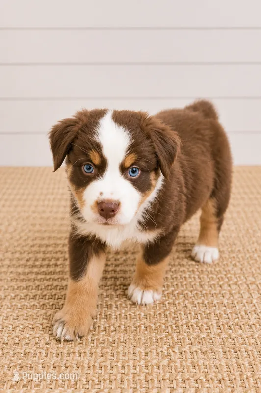 AKC Australian shepherd red tri  – Australian Shepherd puppy for sale in Modesto, CA