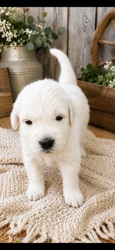 AKC  golden retriever puppy  – Golden Retriever, English Cream Golden Retriever puppy for sale in Modesto, CA