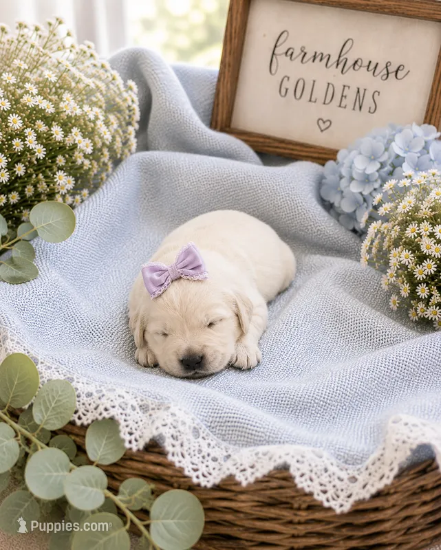 English Cream golden retriever puppy  – Golden Retriever, English Cream Golden Retriever puppy on hold in Modesto, CA