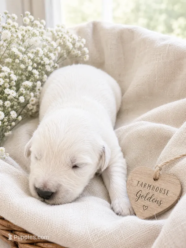 English Cream golden retriever puppy  – Golden Retriever, English Cream Golden Retriever puppy for sale in Modesto, CA
