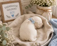 Golden Retriever Cream light Golden female, a female Golden Retriever and English Cream Golden Retriever for sale in Modesto, CA – 7 of 8