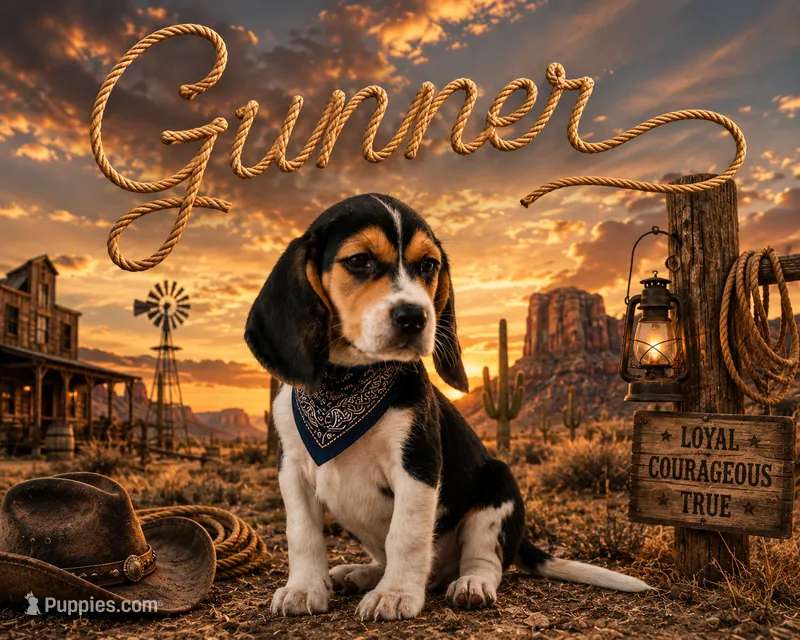 Gunner – Beagle puppy for sale in Dade City, FL