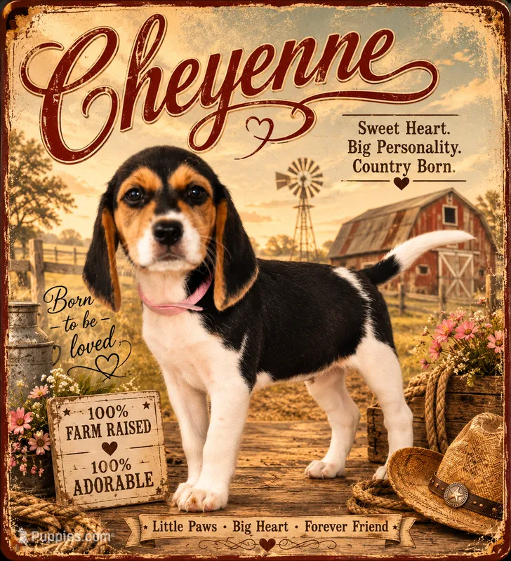 Cheyenne – Beagle puppy for sale in Dade City, FL
