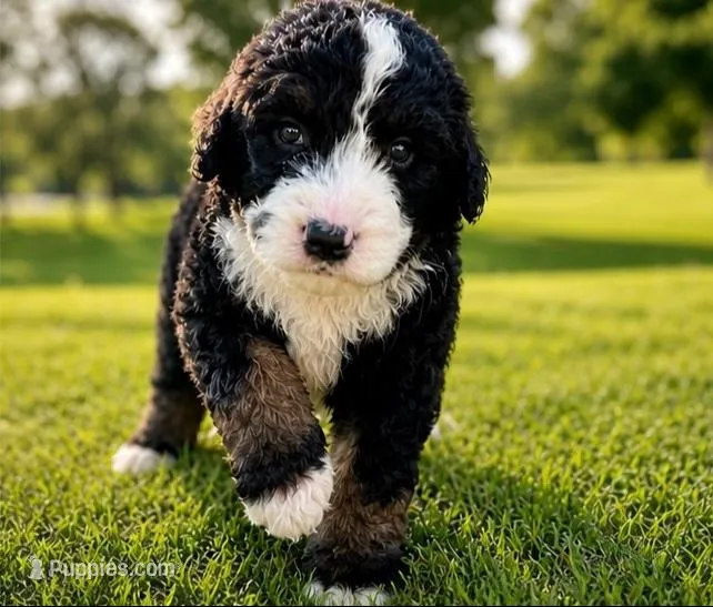 Kennedy – Bernedoodle puppy for sale in Durant, OK