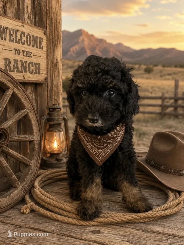 🎩 Tux black phantom 🎩 – Poodle - Toy  puppy for sale in Puyallup, WA