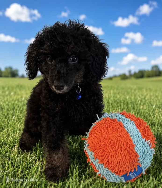 🎩 Tux black phantom 🎩 – Poodle - Toy  puppy for sale in Puyallup, WA