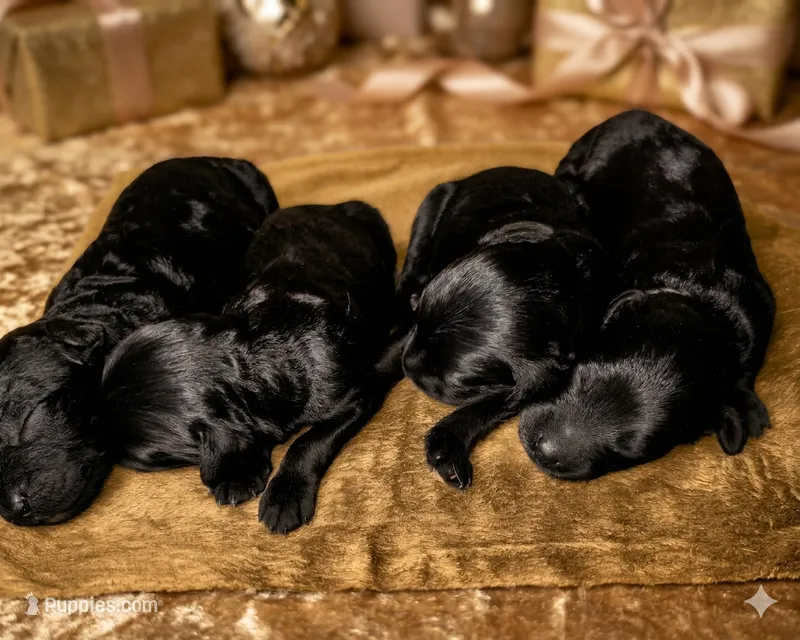 Freya's Black Boy 3 – Miniature Goldendoodle puppy for sale in Milton, FL