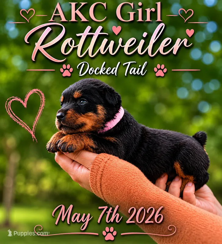Maxine  – Rottweiler puppy for sale in Sumter, SC
