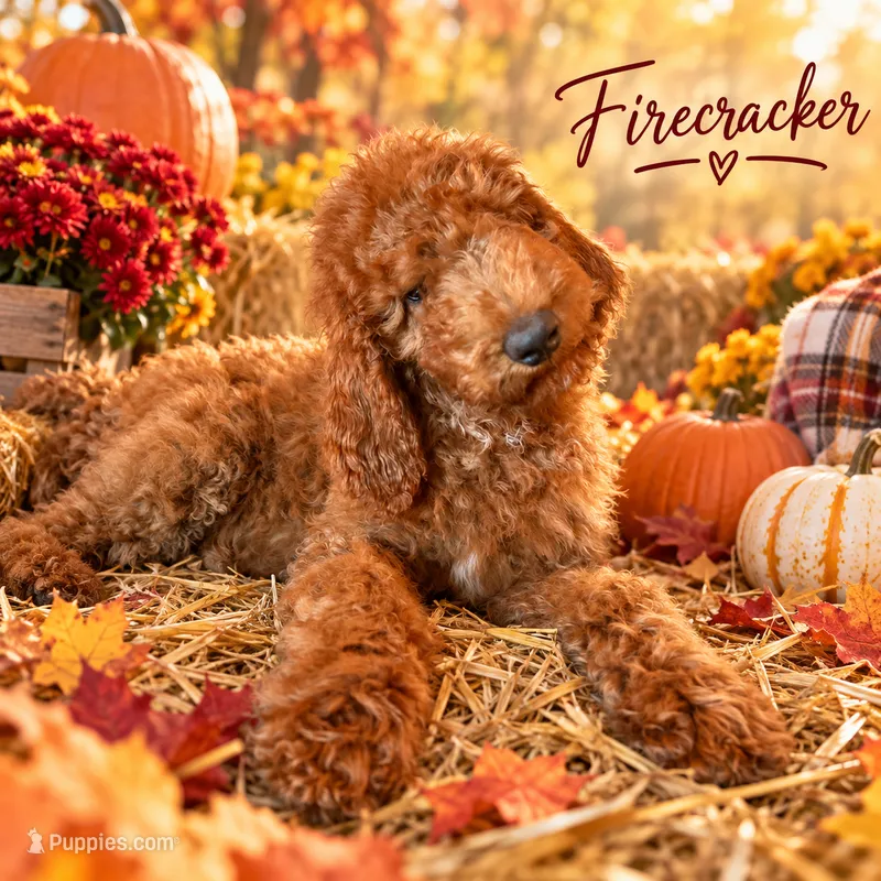 Firecracker – Poodle - Standard  puppy for sale in Rockville, MN