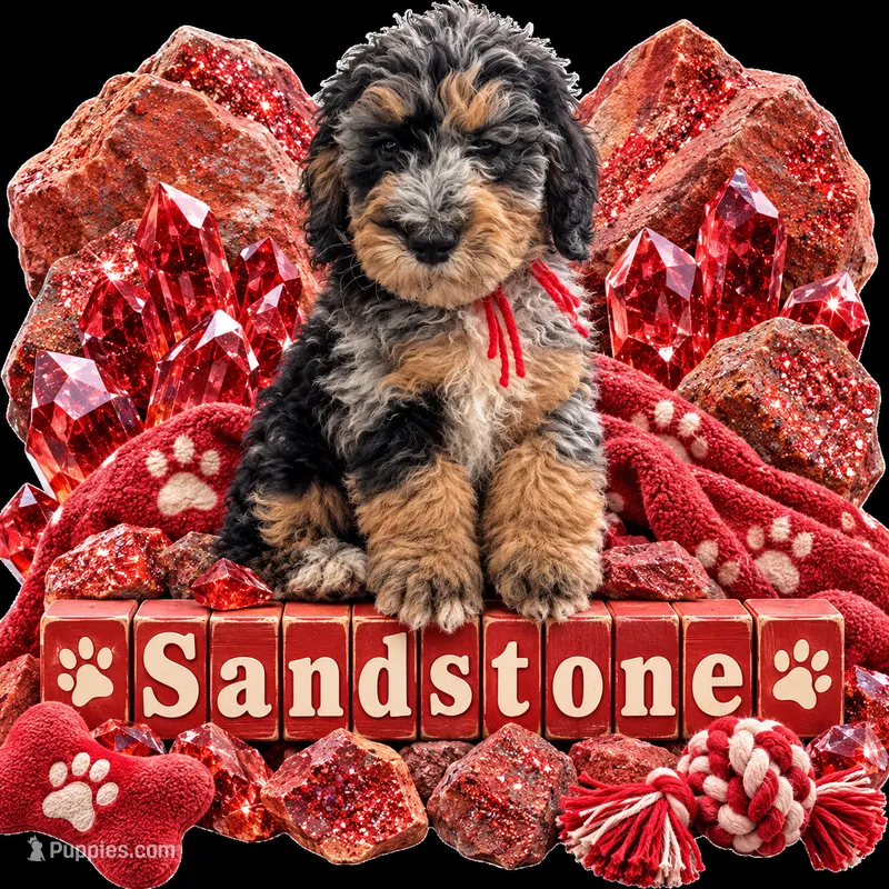 Sandstone – Bernedoodle puppy for sale in Rockville, MN
