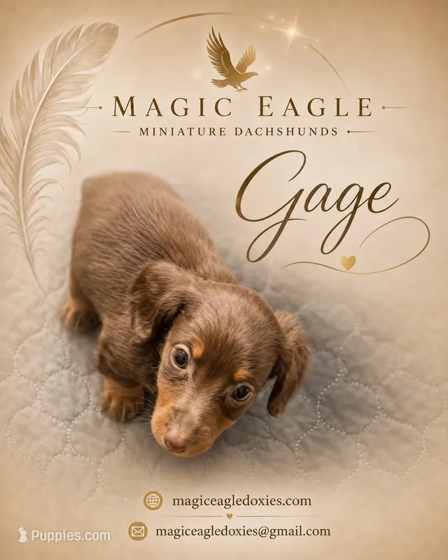 Gage – Miniature Dachshund puppy for sale in Shawnee, OK