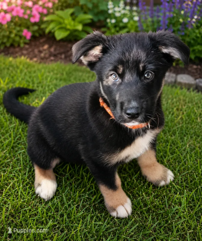 Orange Girl – German Shepherd Dog, Siberian Husky puppy for sale in Holton, MI