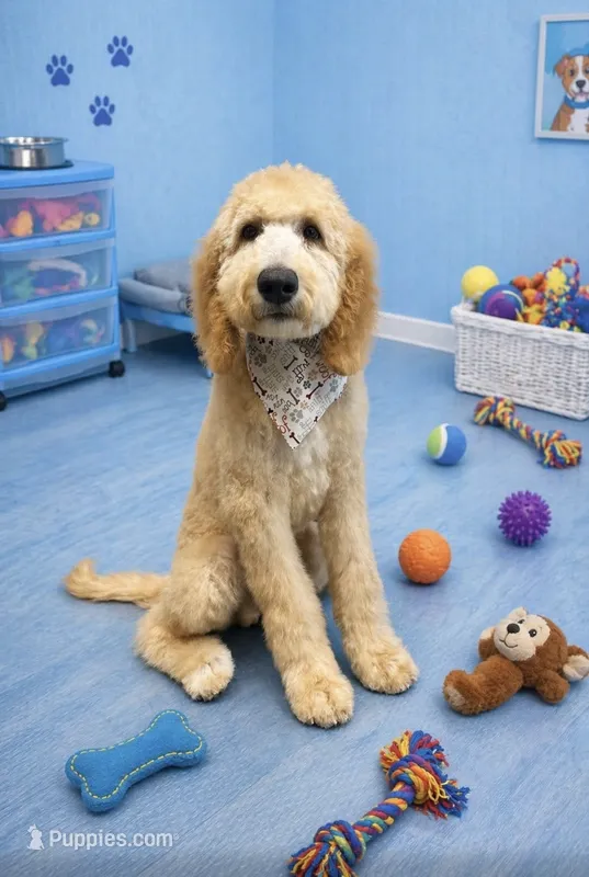 Graham – Goldendoodle puppy for sale in Morganton, NC