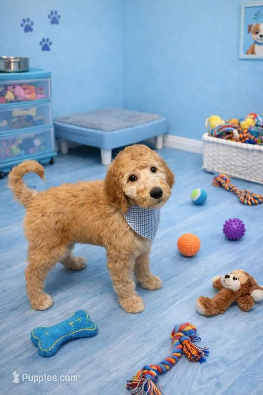 Graham – Goldendoodle puppy for sale in Morganton, NC