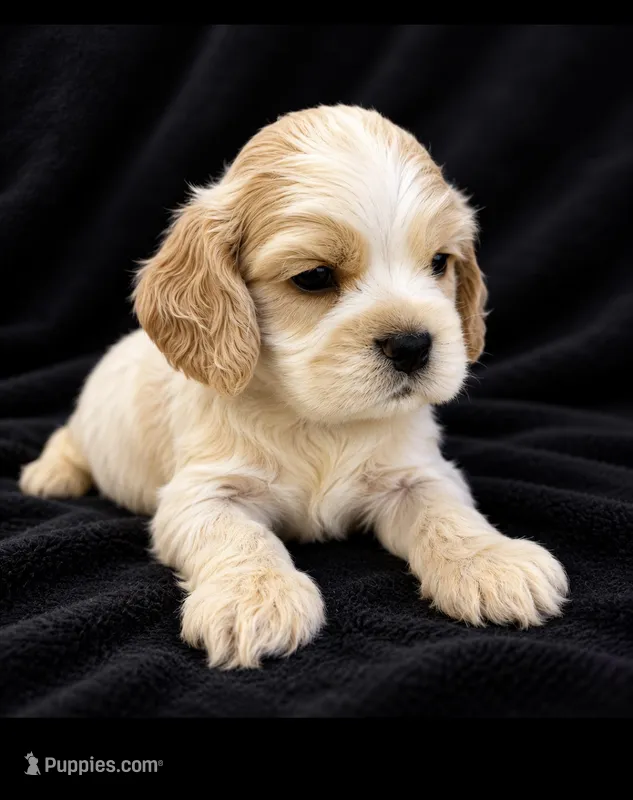 AKC Parker # 9405 Red Roan – Cocker Spaniel puppy for sale in Exeter, MO