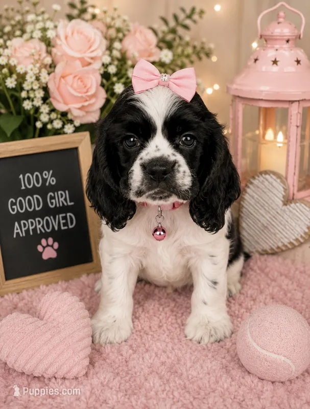 AKC PARTI # 4784 – Cocker Spaniel puppy for sale in Exeter, MO