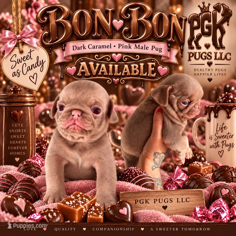 Bon Bon – Pug puppy for sale in Sequim, WA