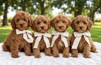 Bella, a female Miniature Goldendoodle for sale in Wilton, CA – 2 of 3