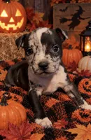 Black Collar Merle, a female American Bully for sale in Marion, IL – 5 of 9