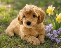 Star, a female Goldendoodle for sale in Harrison, AR – 1 of 7