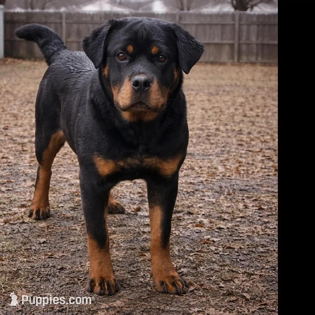 Greta, a female Rottweiler for sale in Industry, IL – Photo 2 of 10